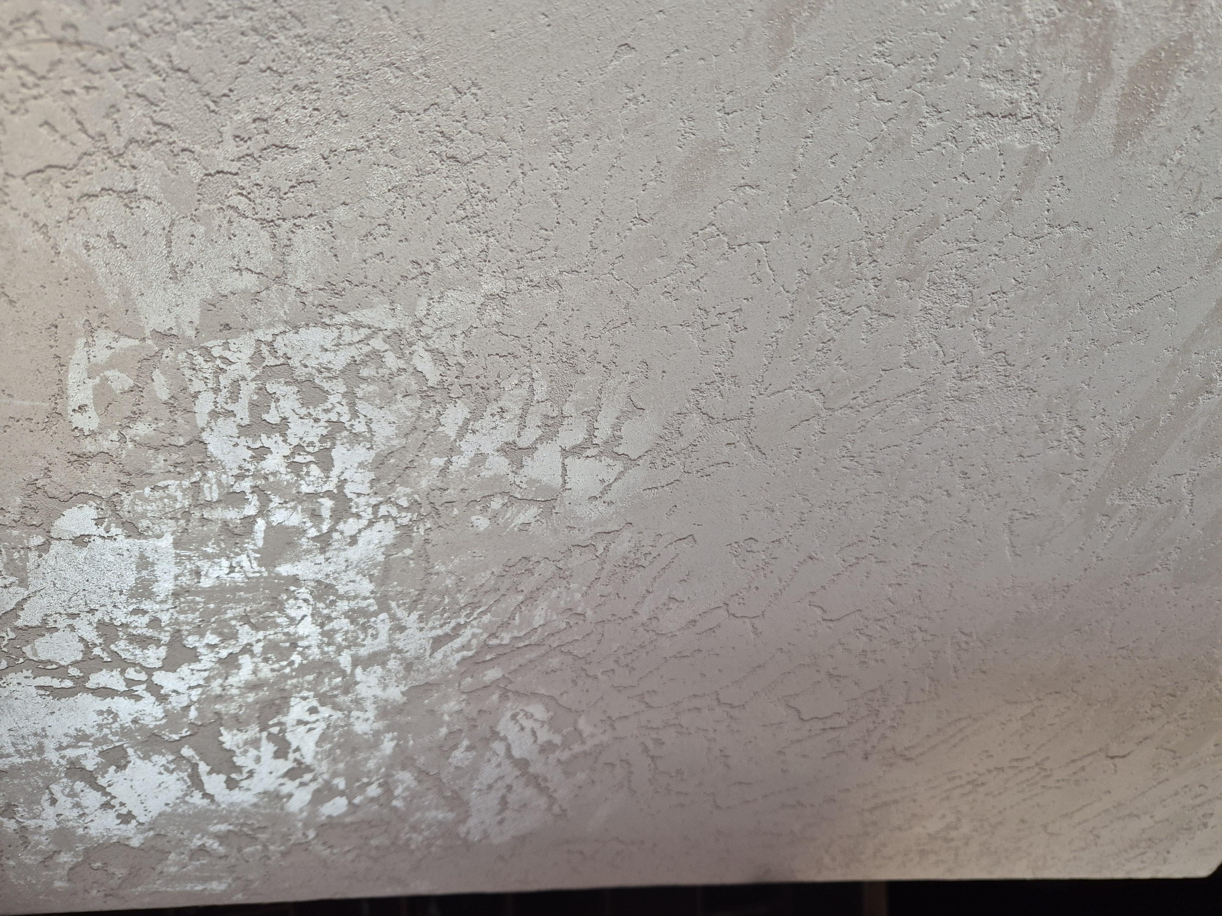 Light cream white textured plaster